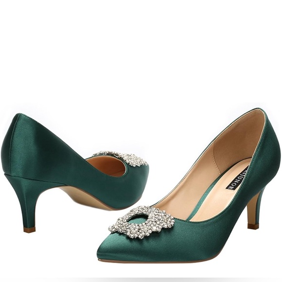 Erijunor Emerald green shoes - Picture 3 of 8